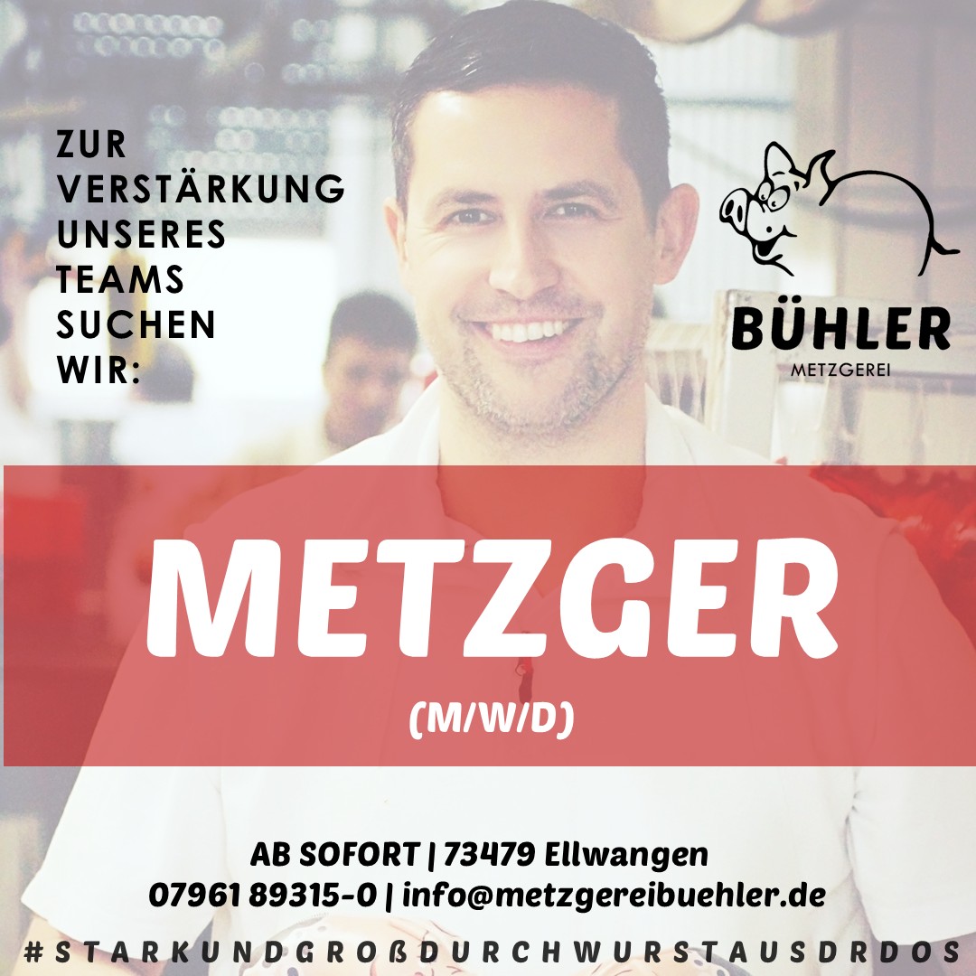 Stellenausschreibung Metzger April 2025-2
